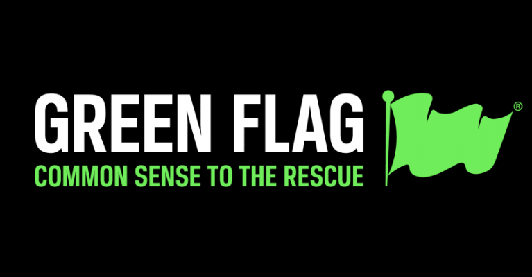 767 400green flag banner 1
